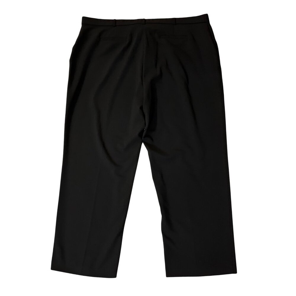 Briggs New York Pants Womens 24WS Short Black Slacks Flat Front Used - Picture 4 of 13